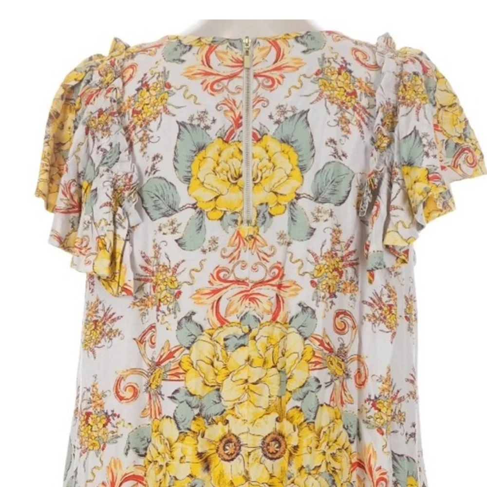 Free People Yellow Floral Dress - Small - Picture 3 of 3